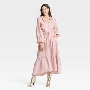 a new day Blush Long Sleeve Dress